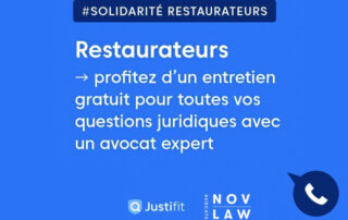 Hotline avec Justifit pour aider les restaurateurs – Covid19