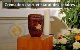 Crémation : sort et statut des cendres